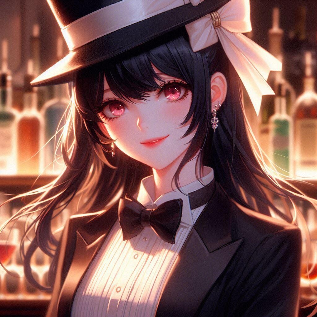 うちの子シルクハット