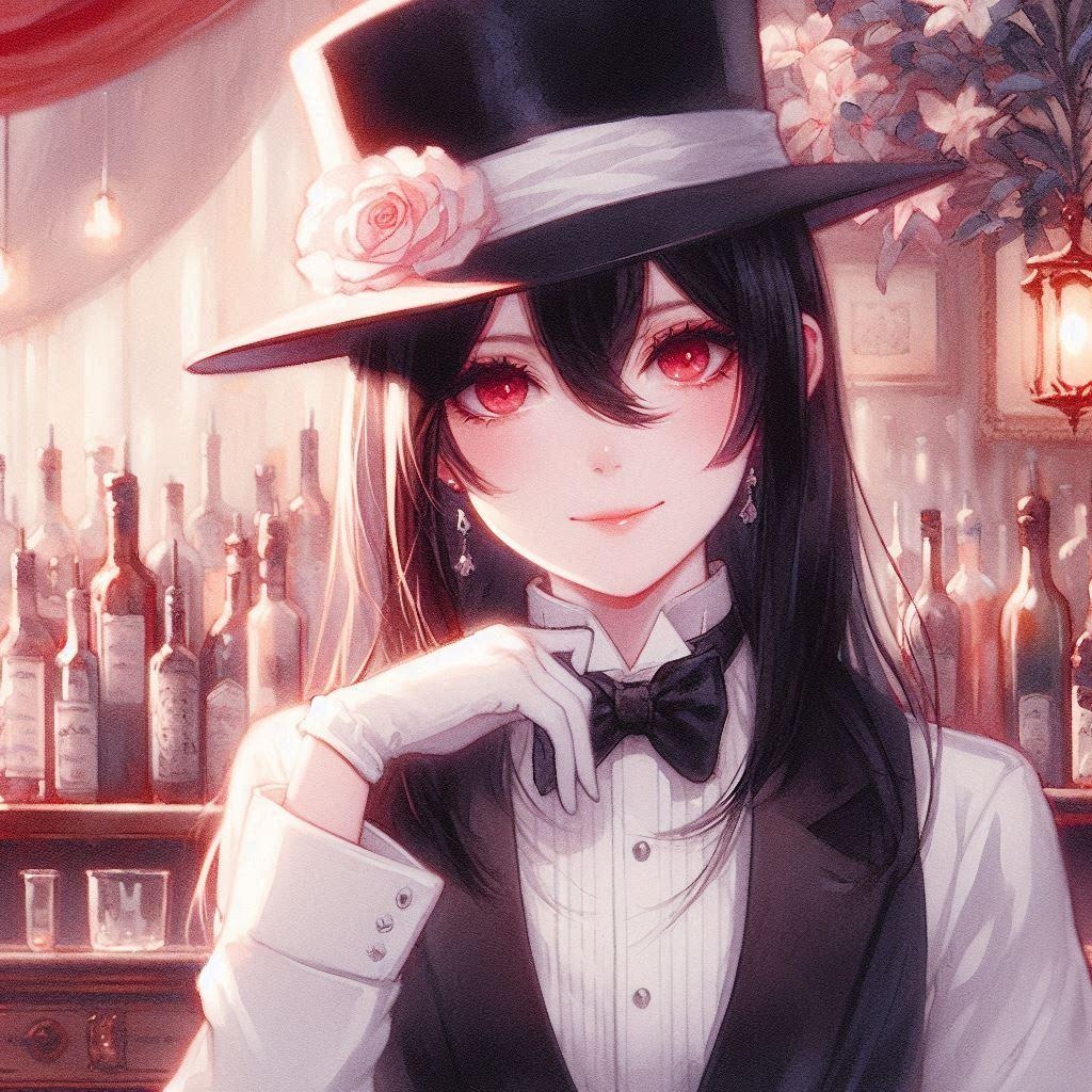 うちの子シルクハット