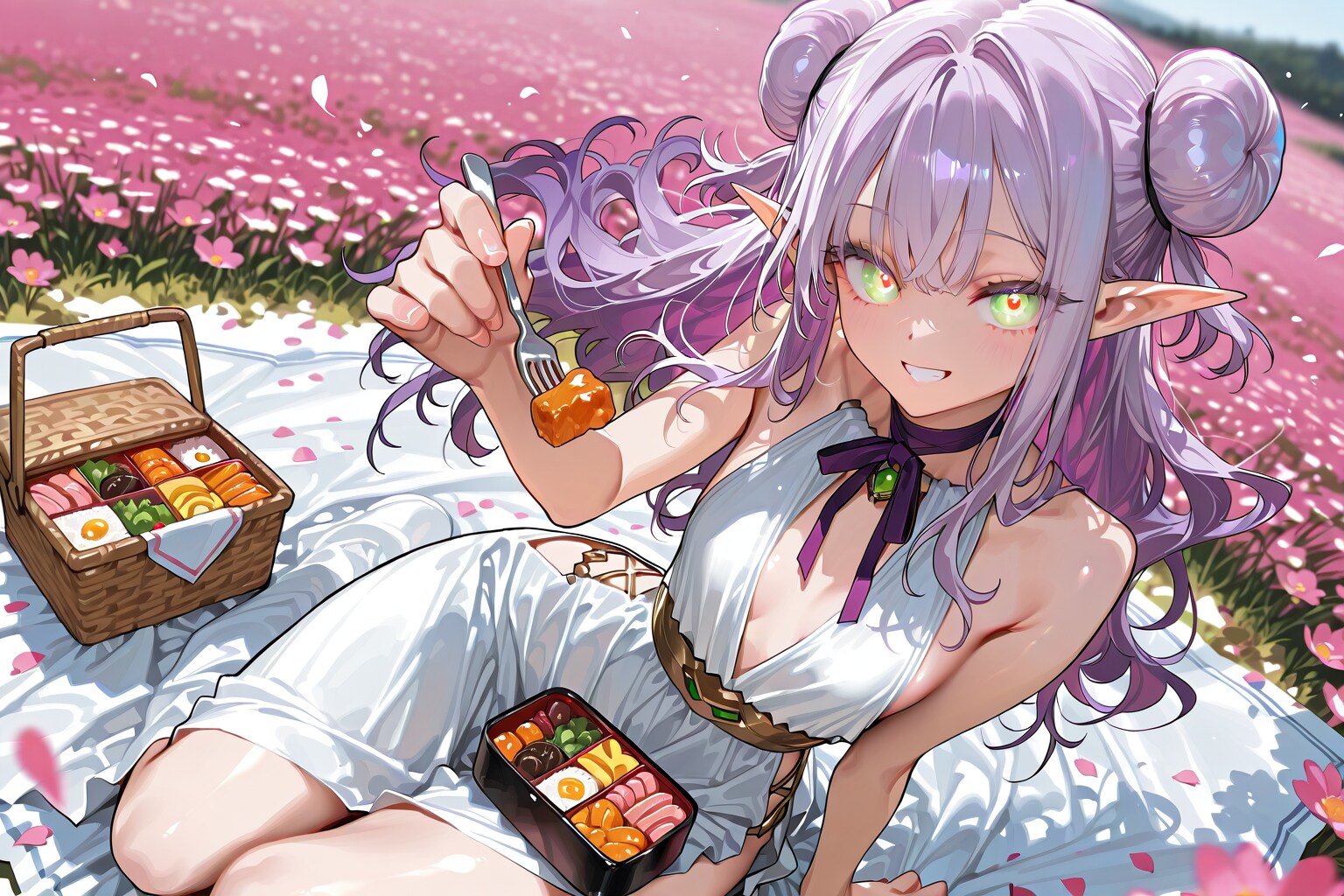 エルフなLILACちゃんとピクニック。※別衣装ver