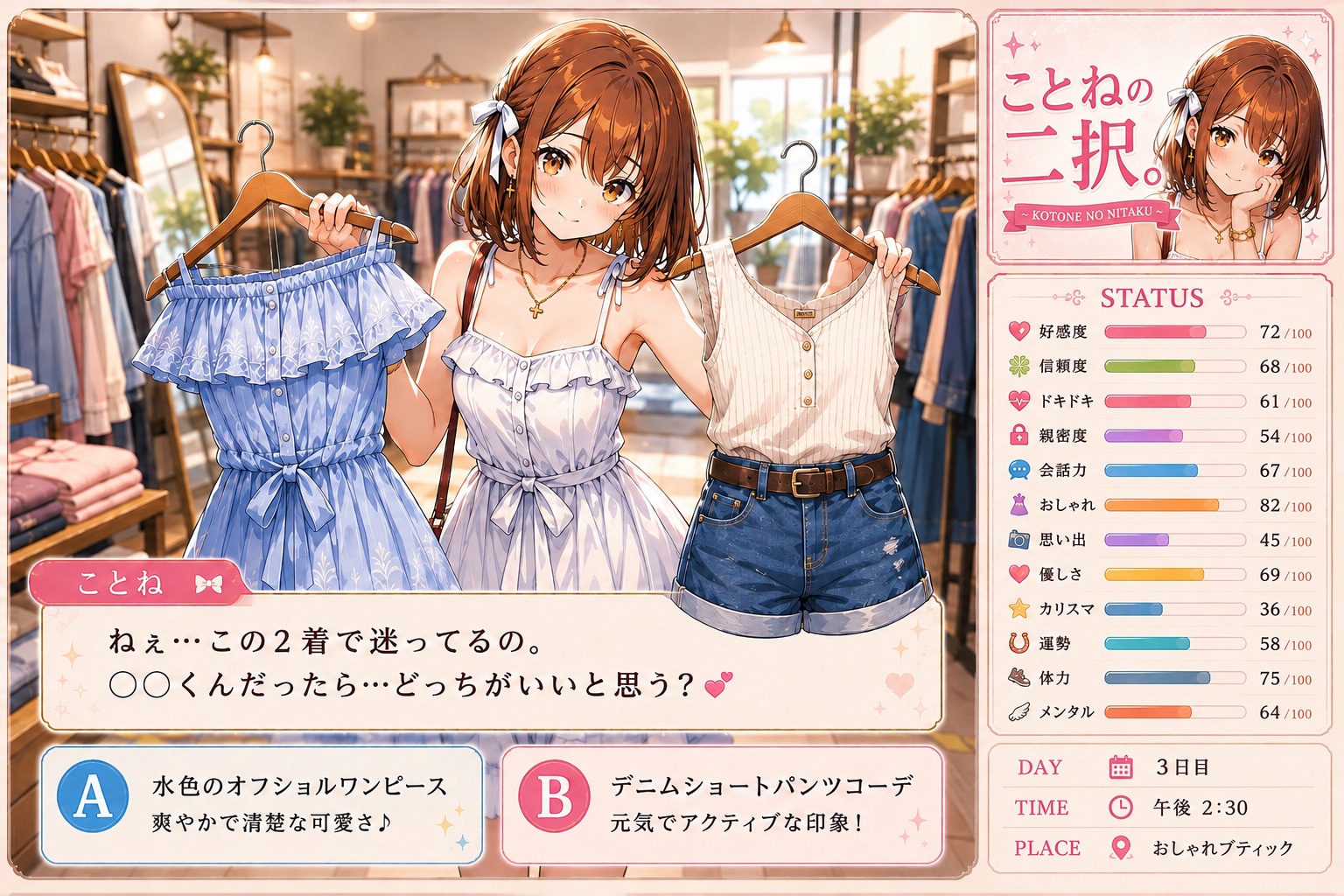ことねの二択