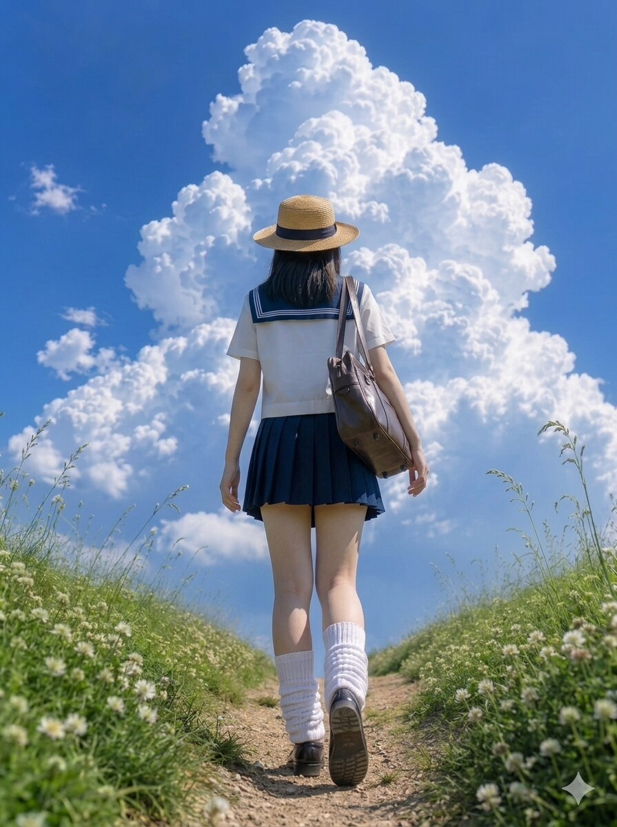 夏の入道雲 | の人気AIイラスト・グラビア
