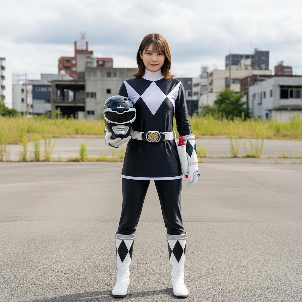 戦隊ブラックの代役に…。