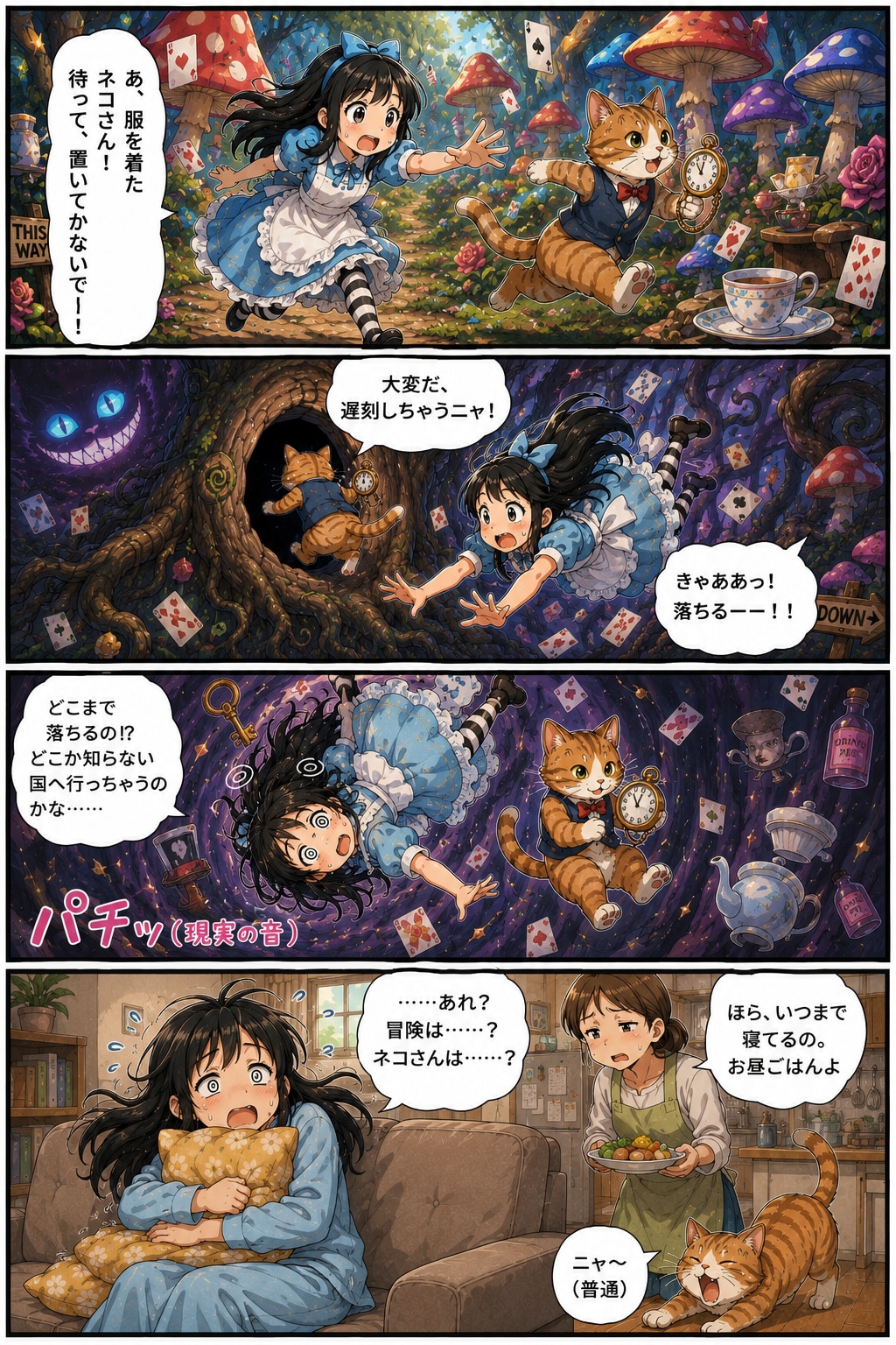 ソファーで寝てしょ～！？