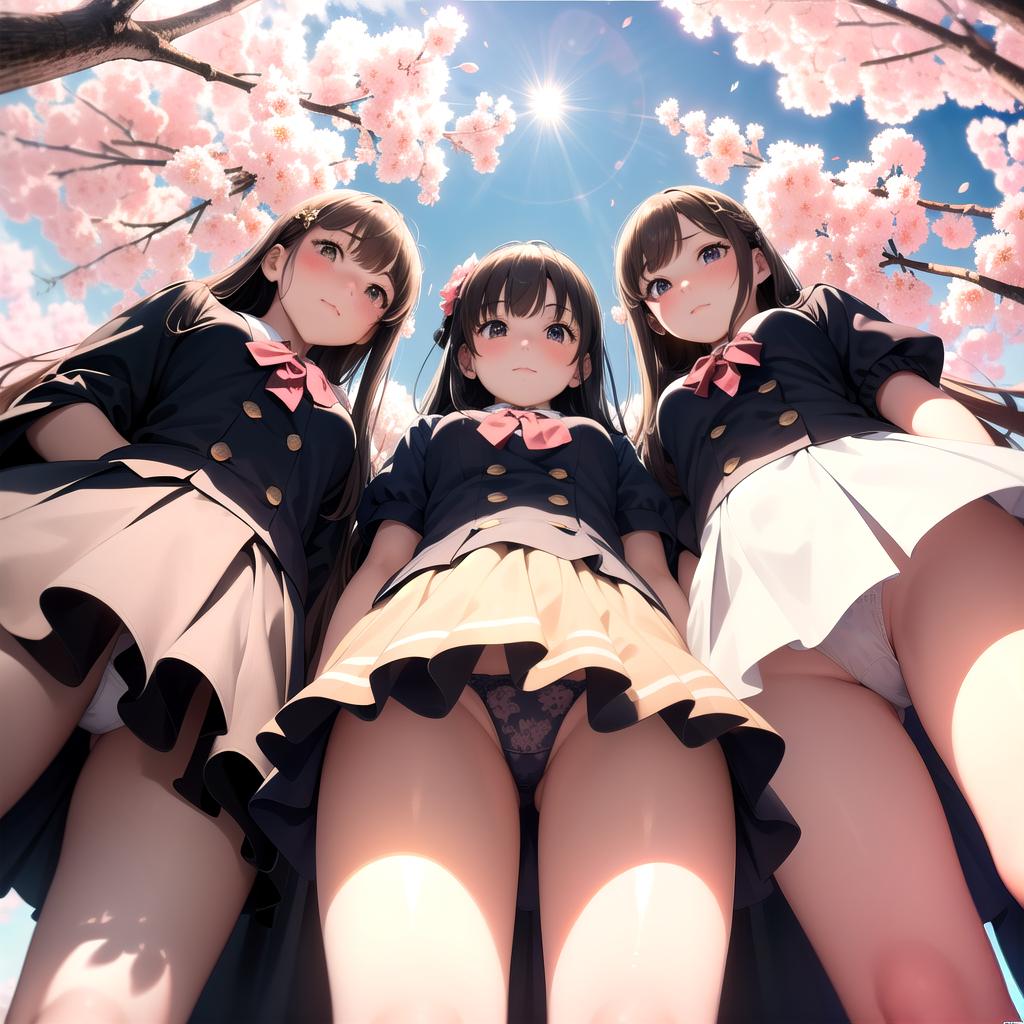 【今日のハーレム】お花見【R-15版】