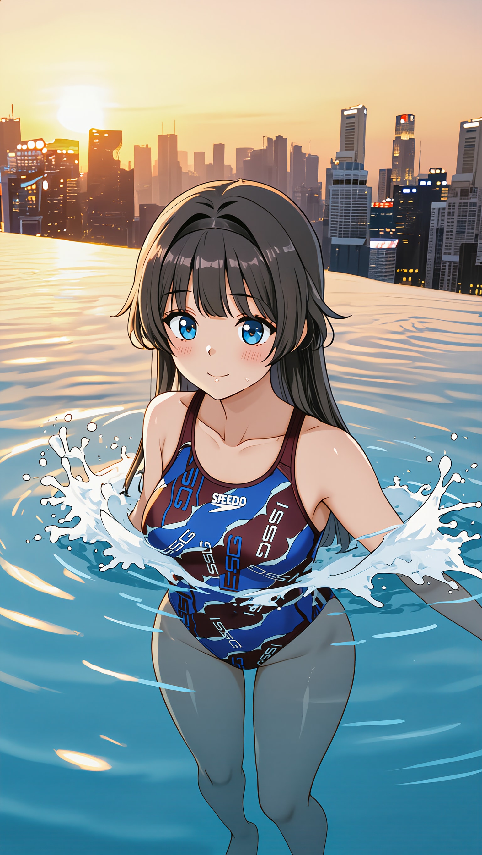 和栗薫子の競泳水着姿　詰め合わせ　第２弾