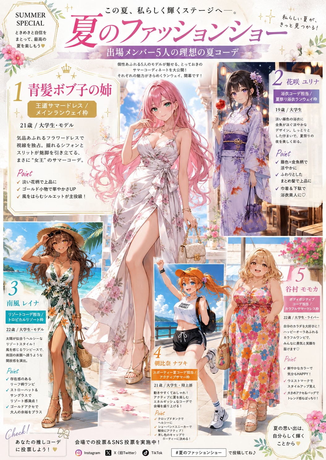ファッションショーメンバー