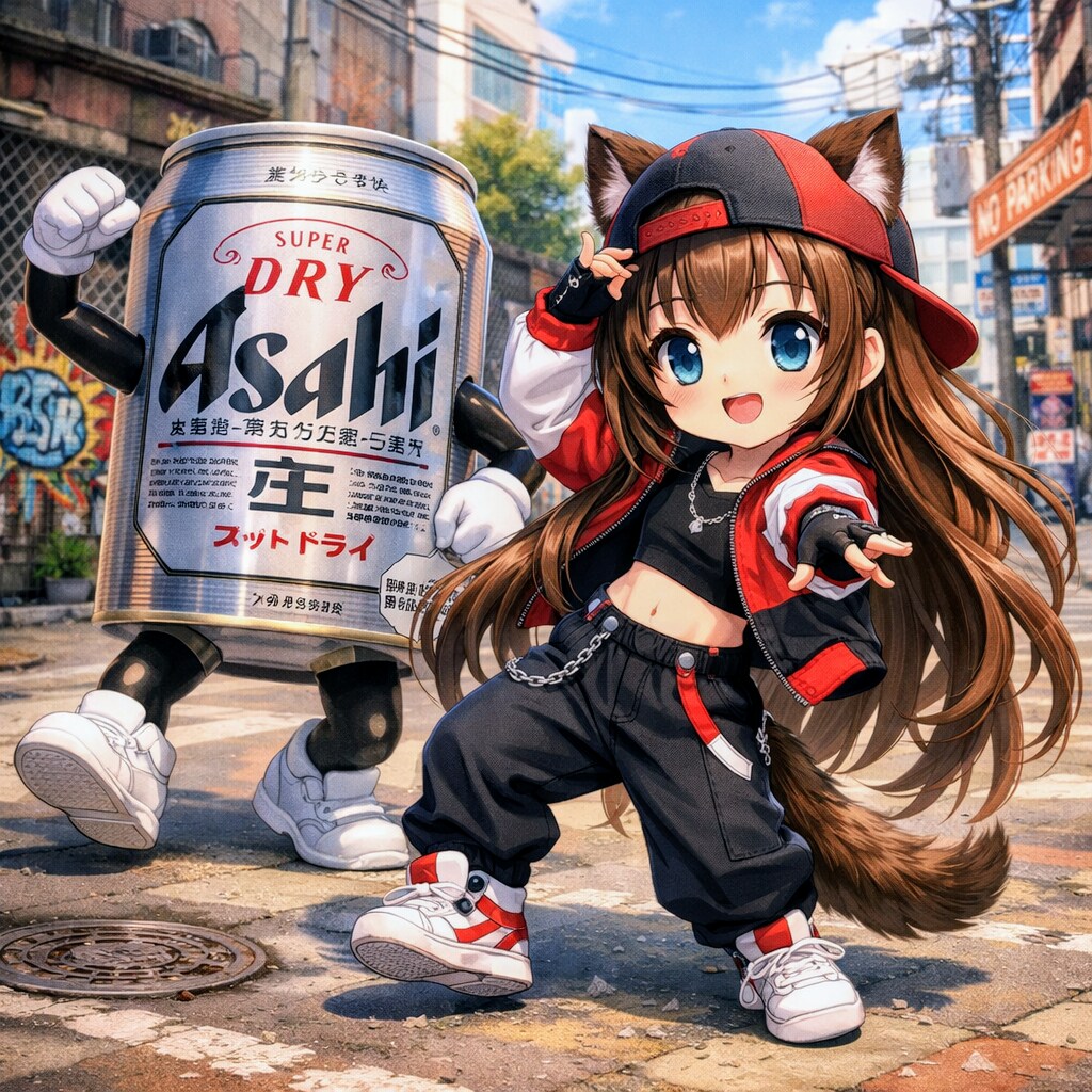 ヒップホップダンスの小さな女の子