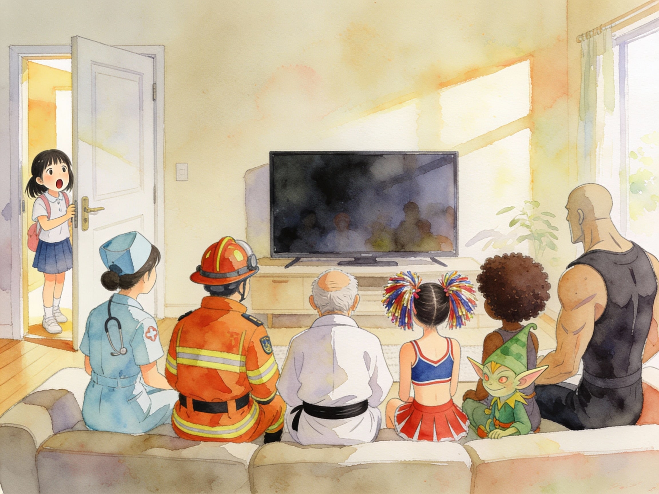 行儀が良い人々 | の人気AIイラスト・グラビア