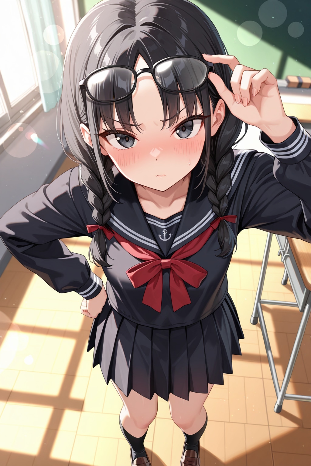 【借】上目遣い気味に見つめてくる舞香ちゃん