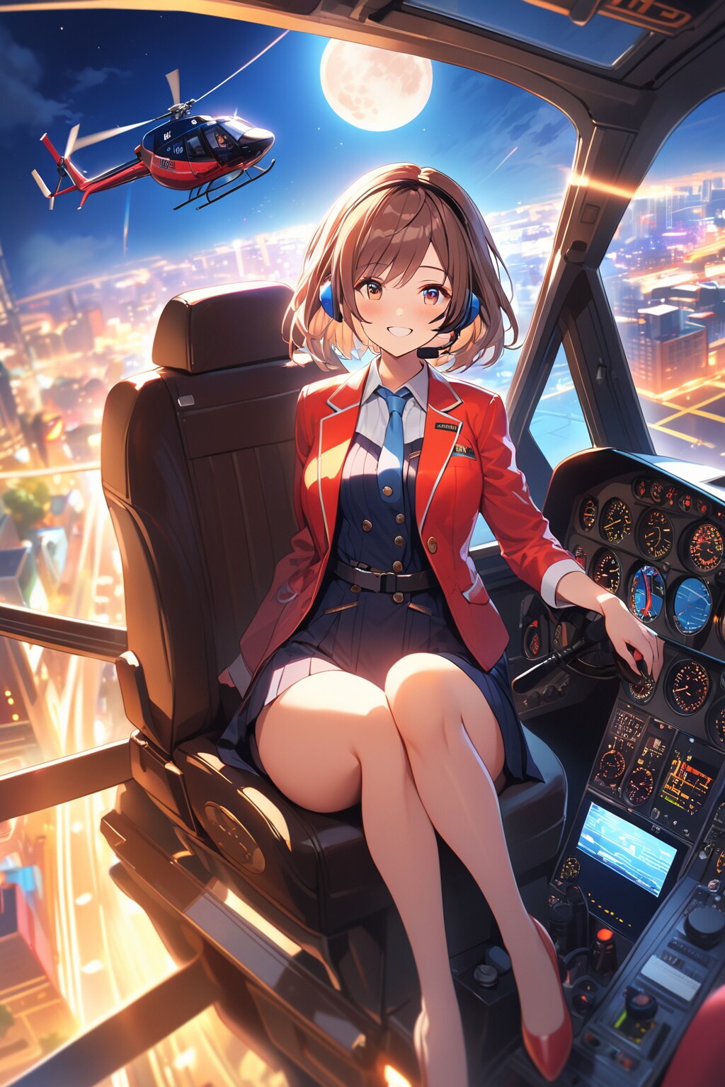 夜間飛行 | の人気AIイラスト・グラビア