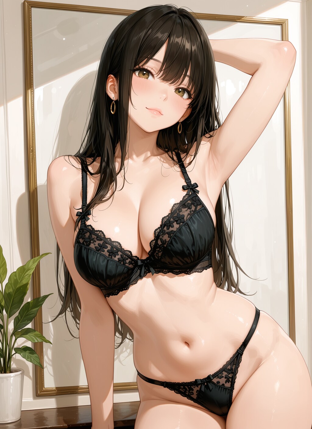 ブラ＆パンティーモデル