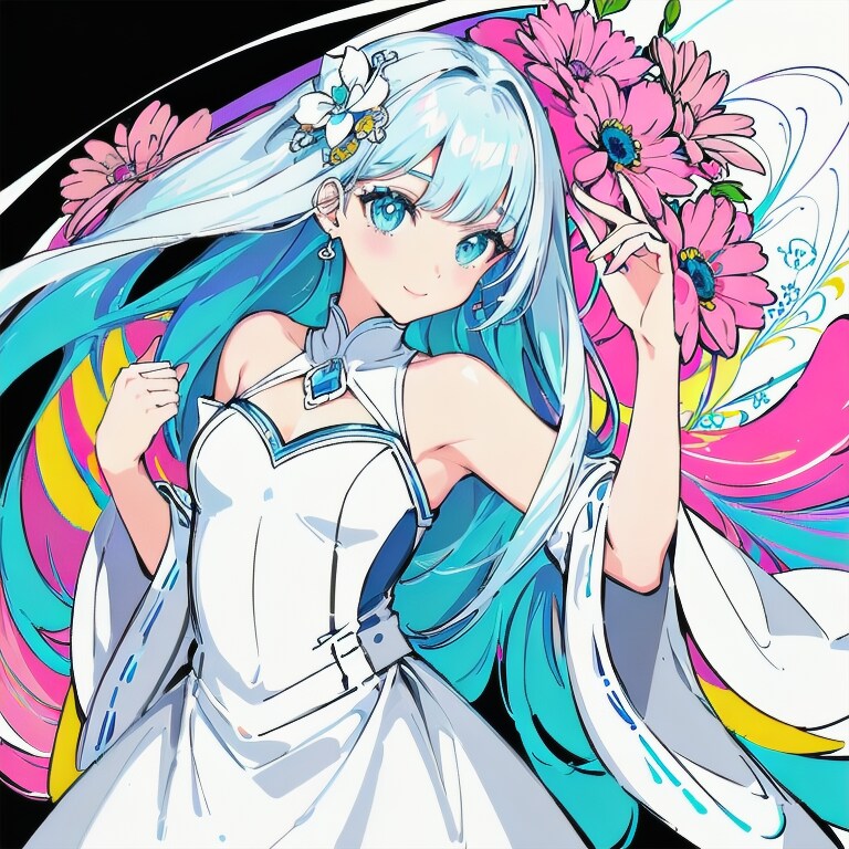 花を背負って