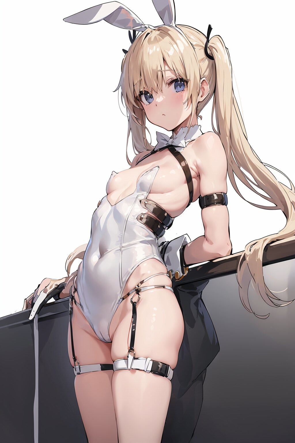 ボンテージバニー白と黒