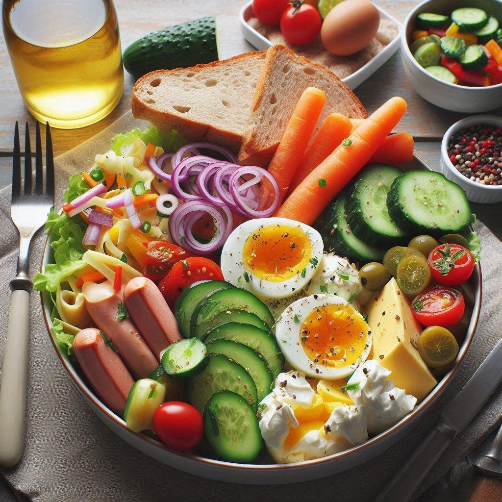 冷蔵庫のありあわせランチ