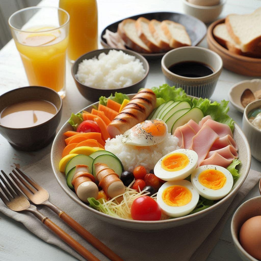 冷蔵庫のありあわせランチ