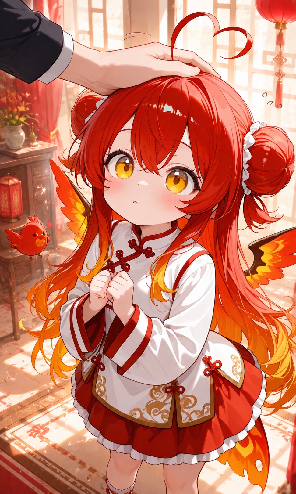 朱娜ちゃんを撫でる💕 | の人気AIイラスト・グラビア