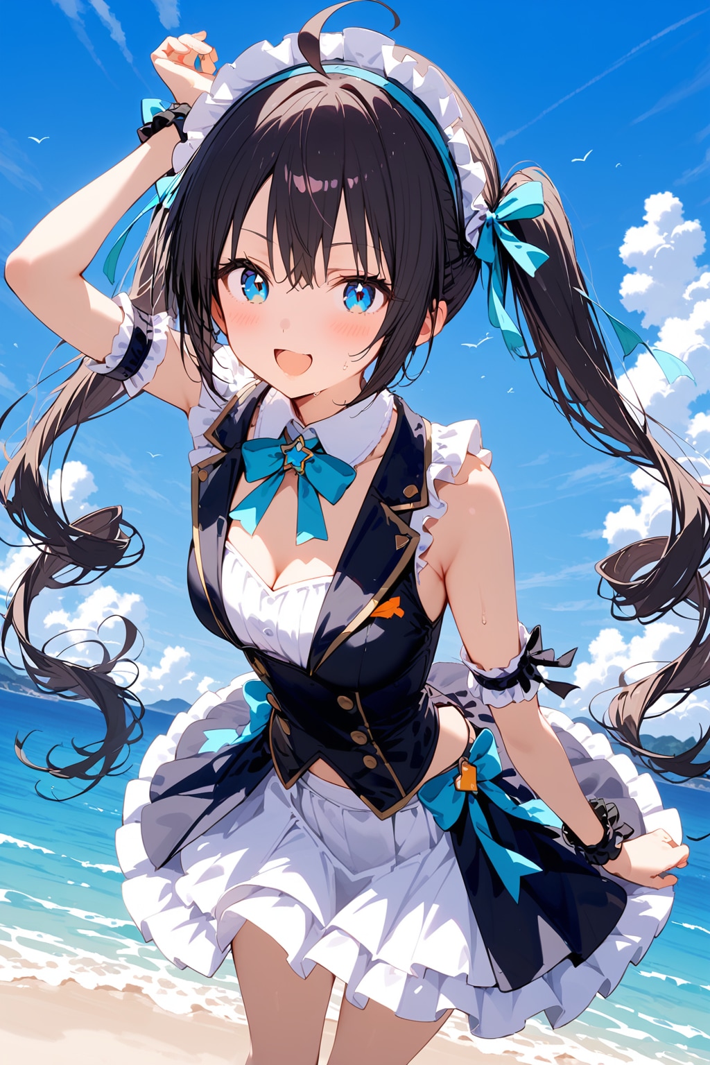 海辺のアイドル ツインテール