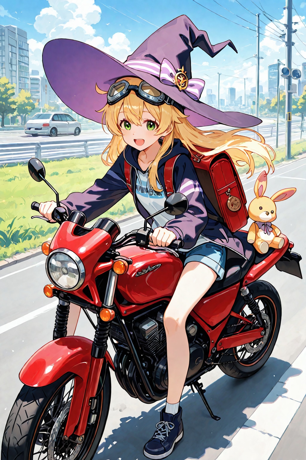 バイク好きな魔女