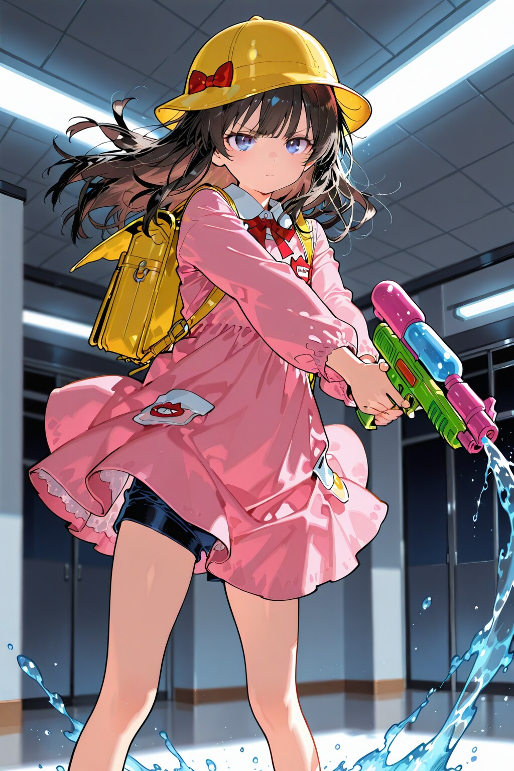 ようちえんの　へいわを　まもるのです！