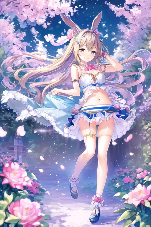 紫の庭園