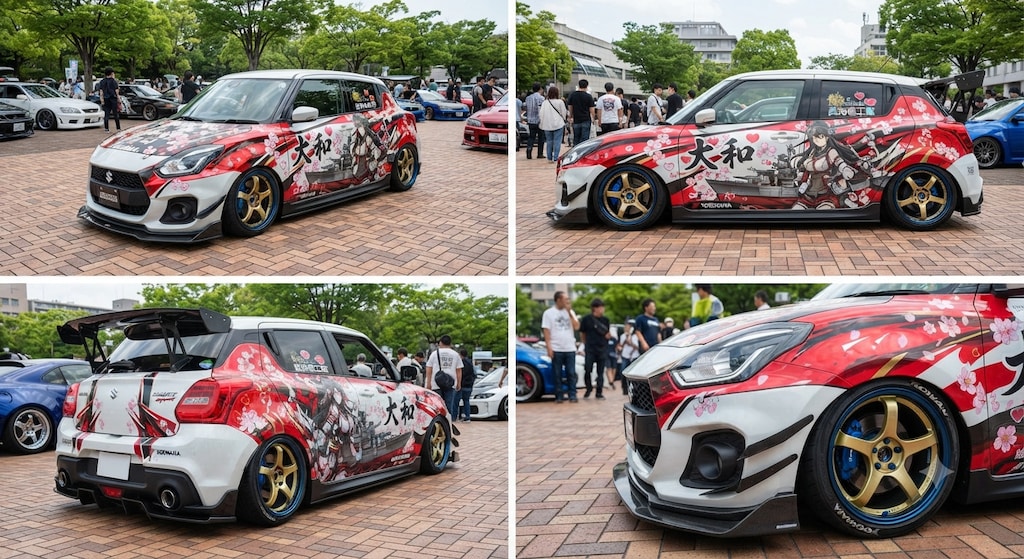 艦これ痛車スイフトスポーツ