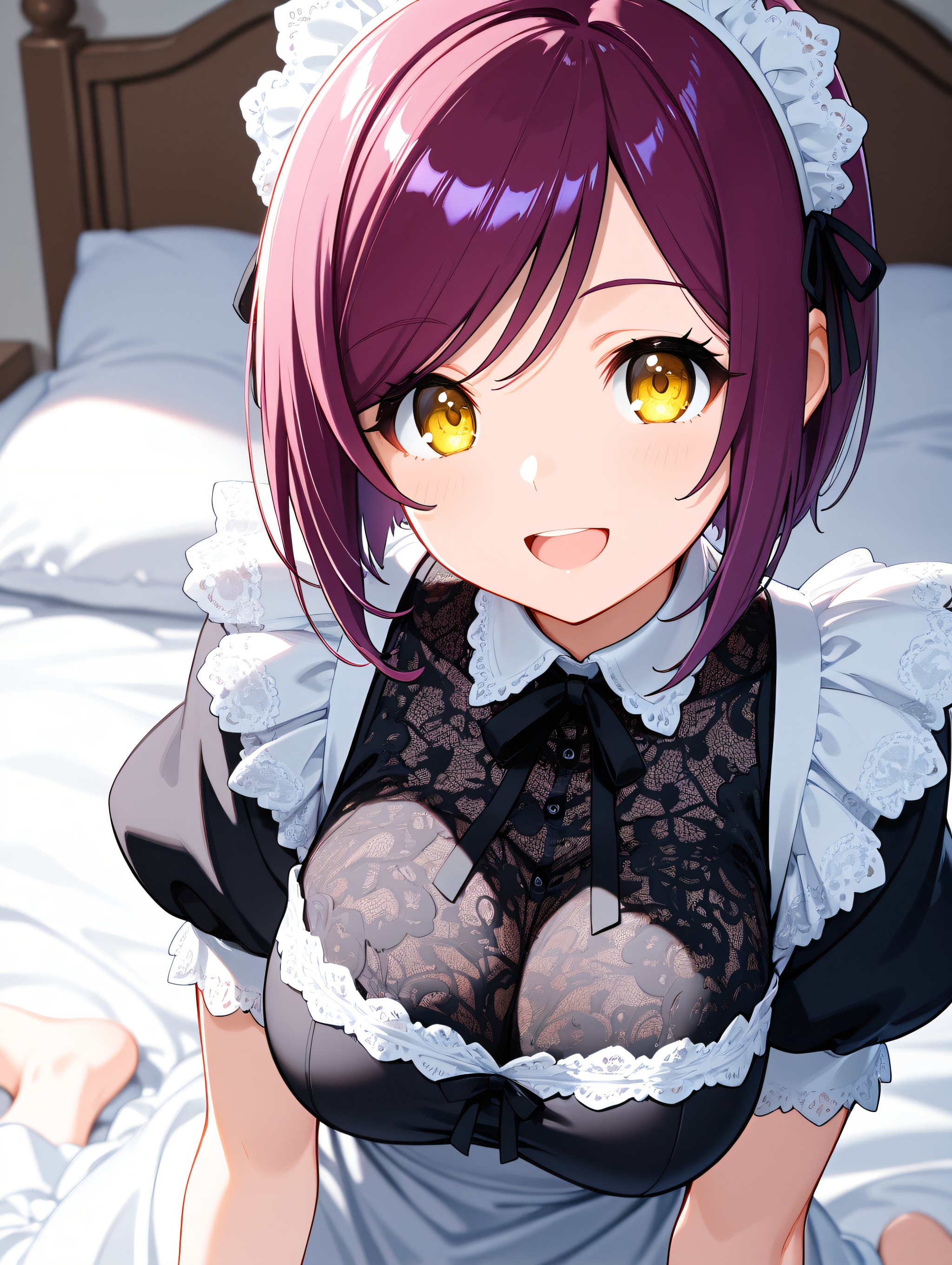 おはようございます（挨拶メイドの芽衣ちゃん）