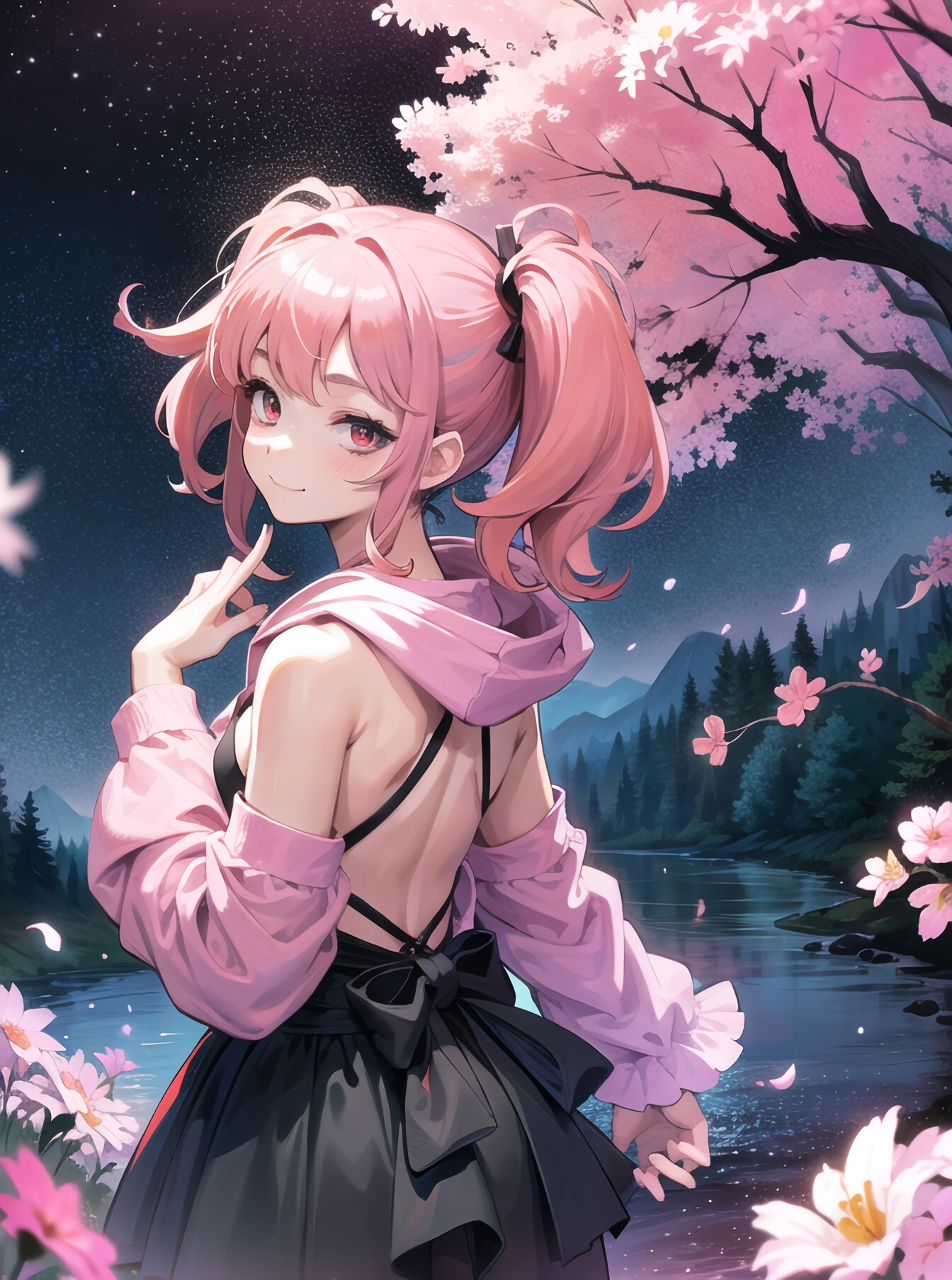 夜桜