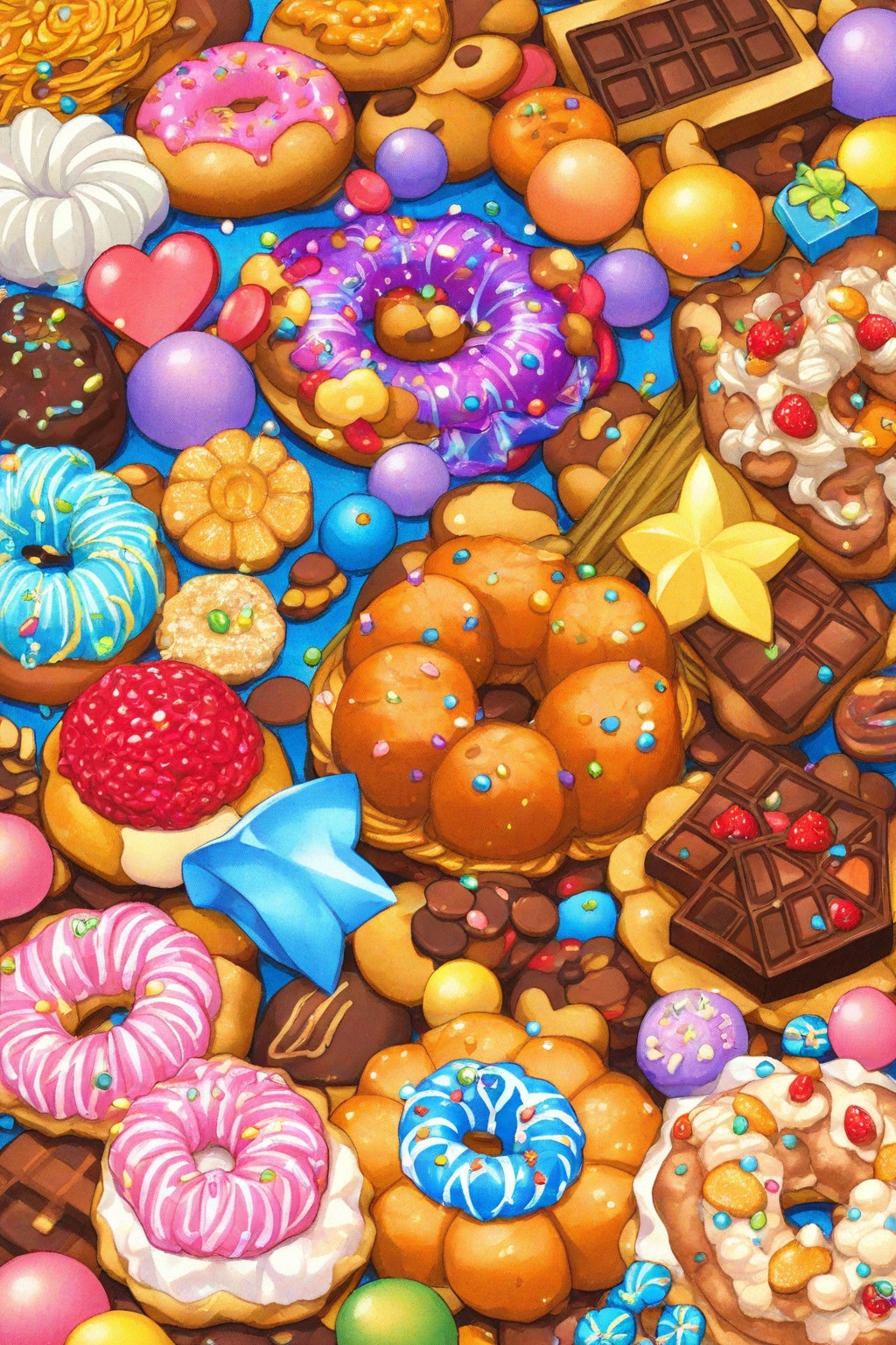 カラフルドーナツ