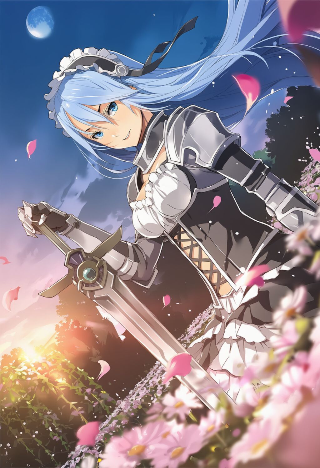 黄昏時のメイド剣士