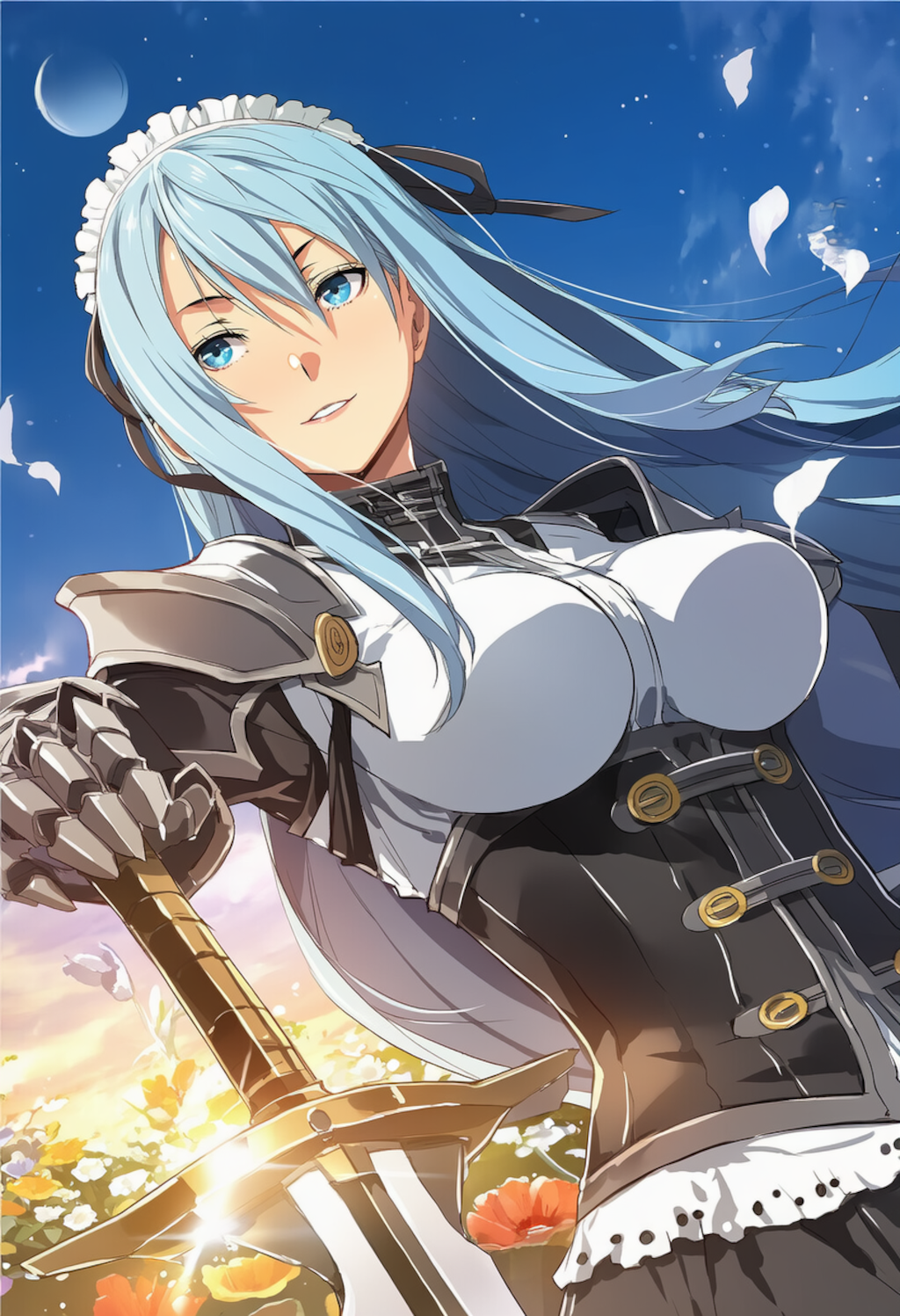 黄昏時のメイド剣士