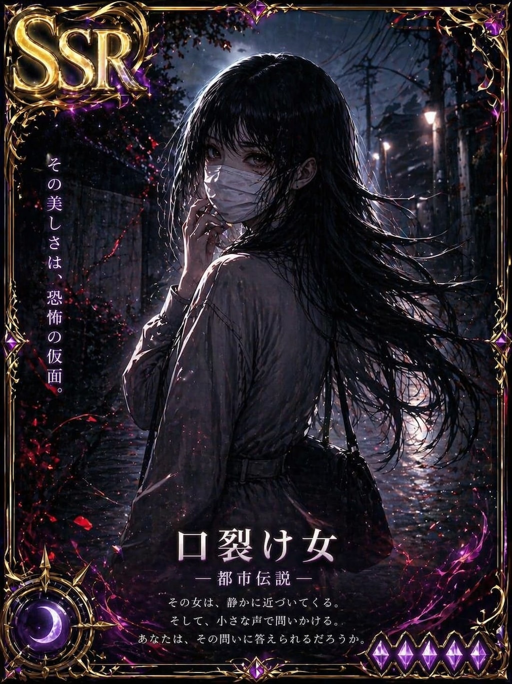 [ホラー注意] 都市伝説 -口裂け女-