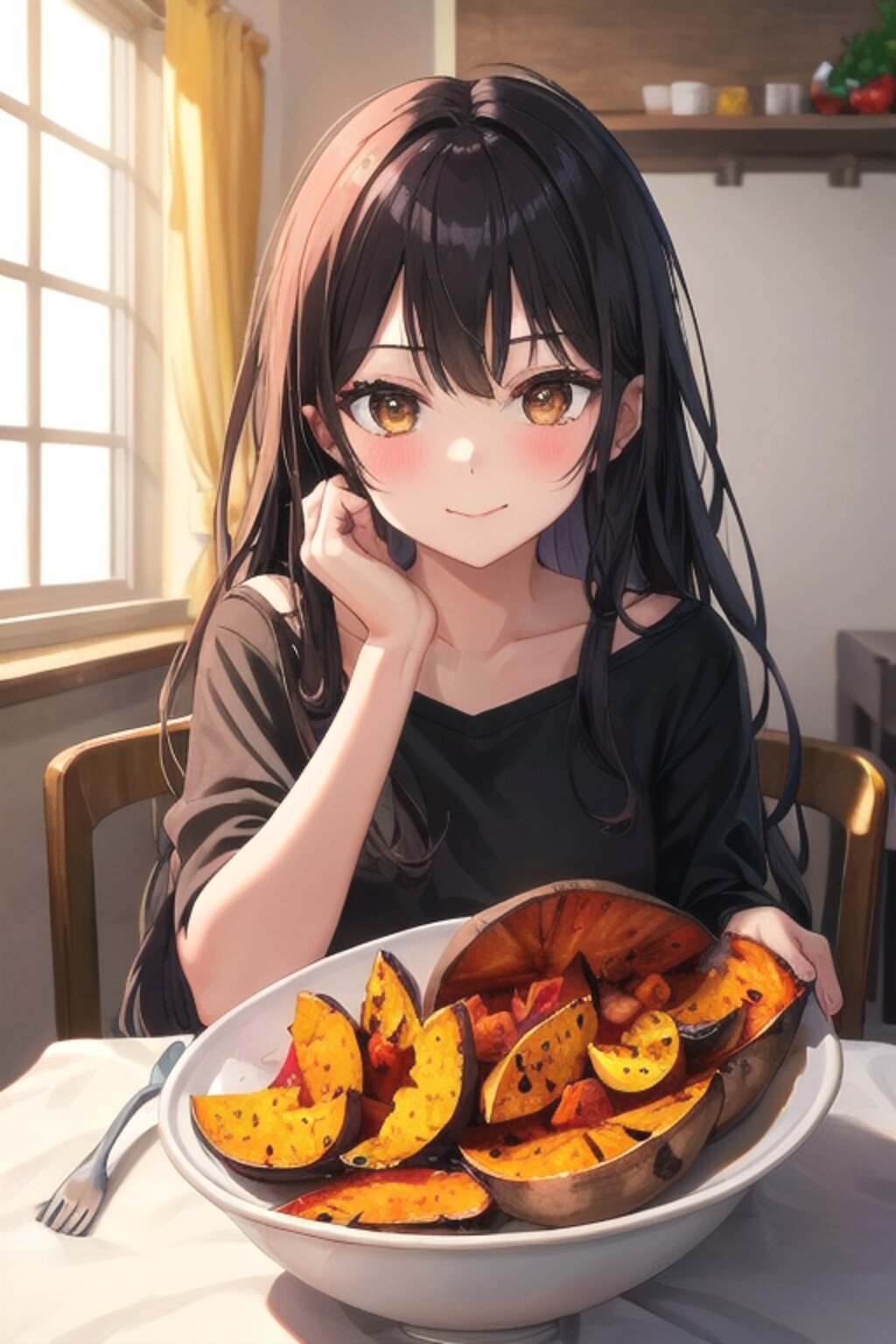 焼き芋とさくらちゃん