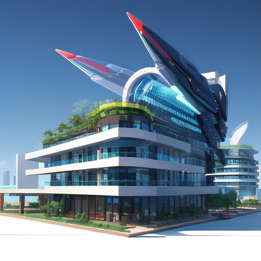 近未来のリゾート地
