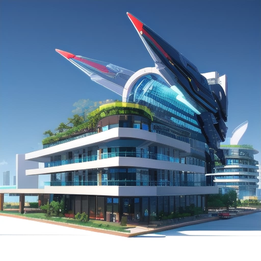 近未来のリゾート地