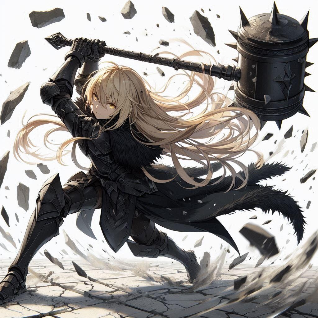 ブロンドの女騎士さん737