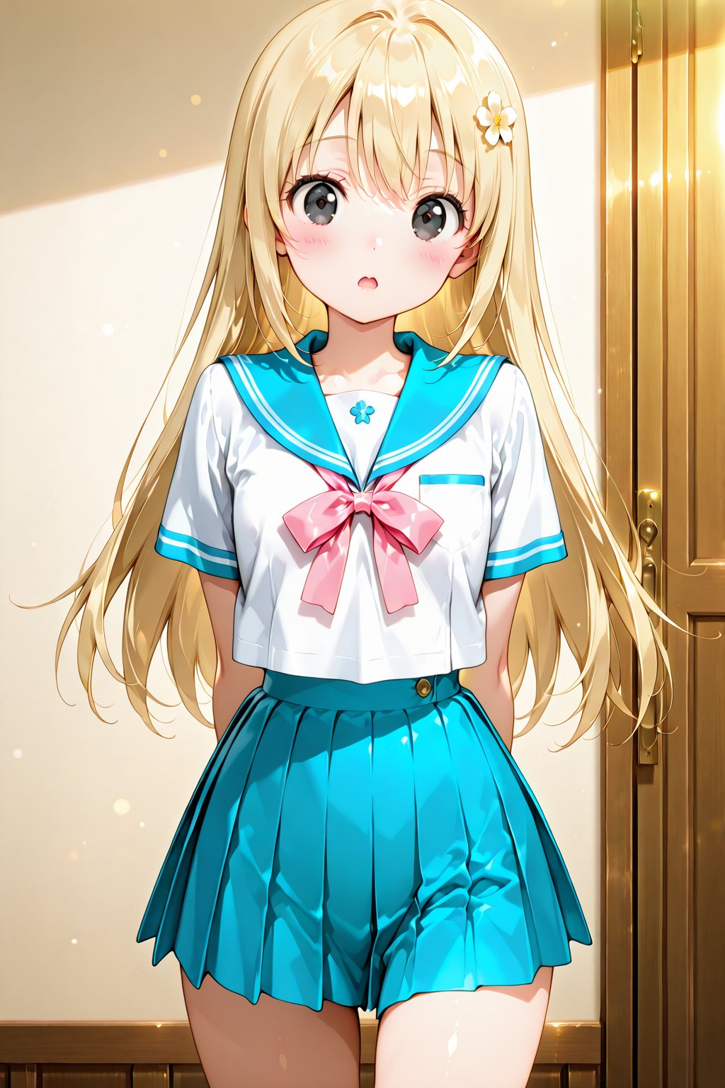 金髪ロングの女の子