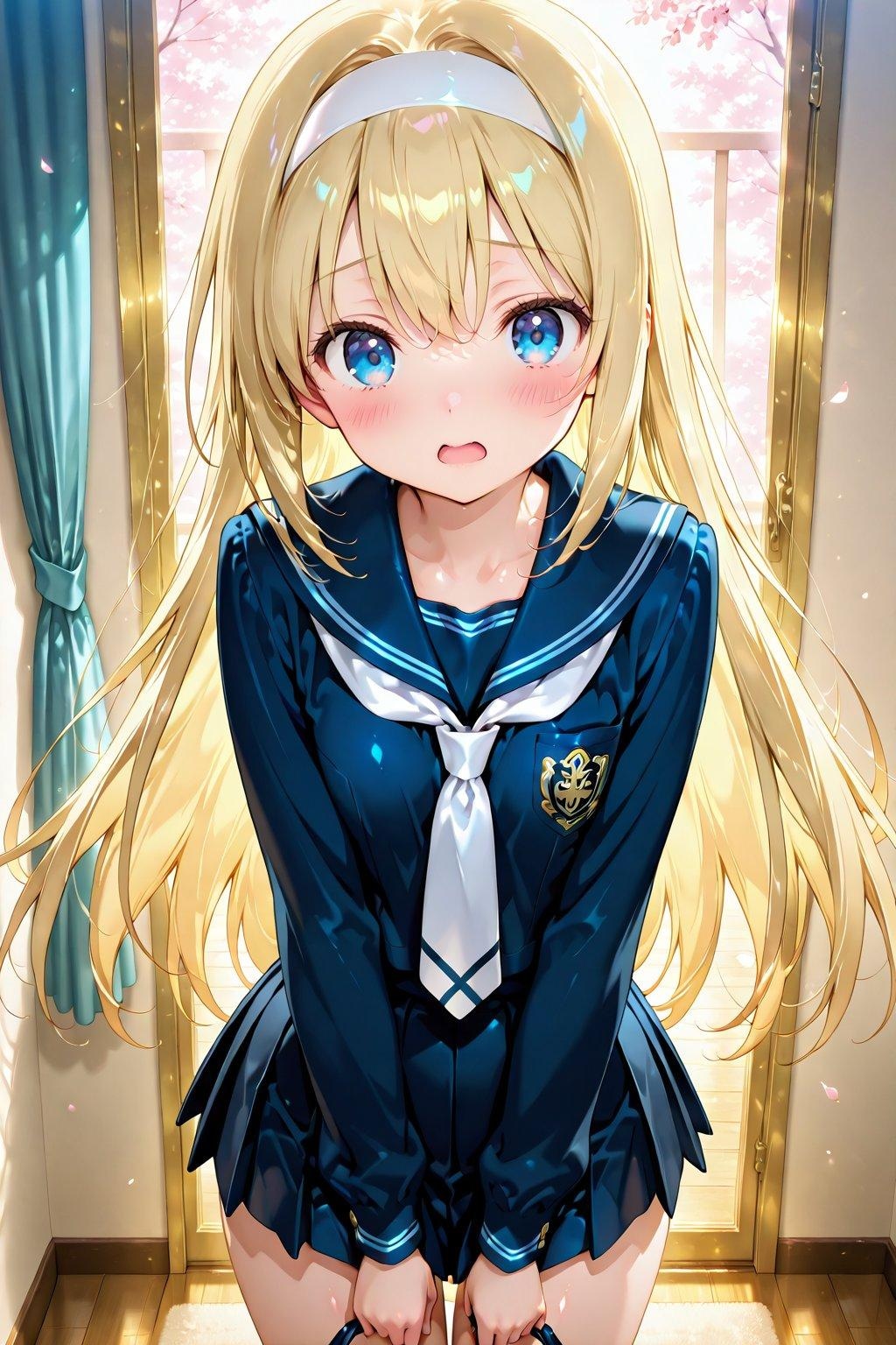 金髪ロングの女の子