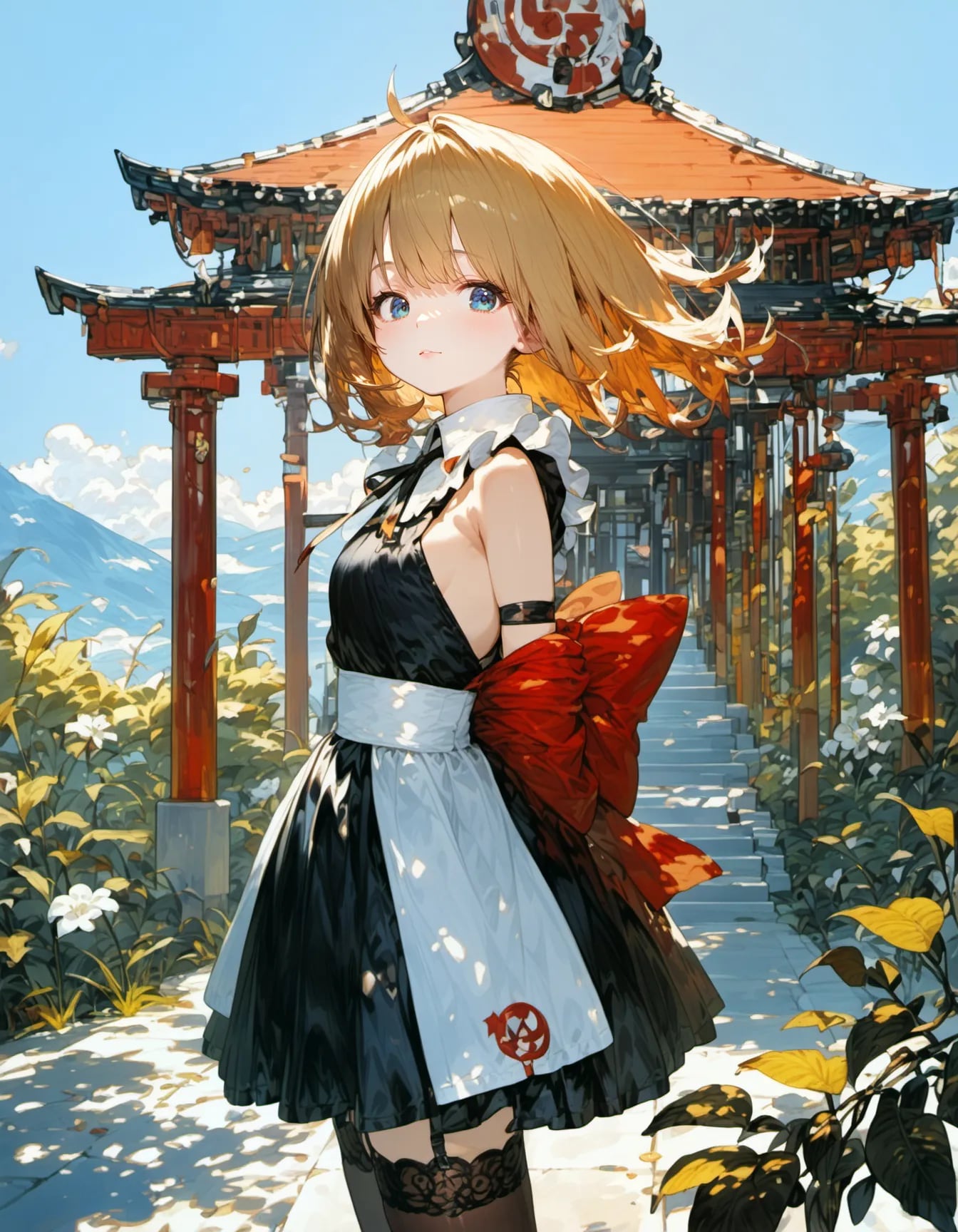 Shrine Maiden Maid | の人気AIイラスト・グラビア