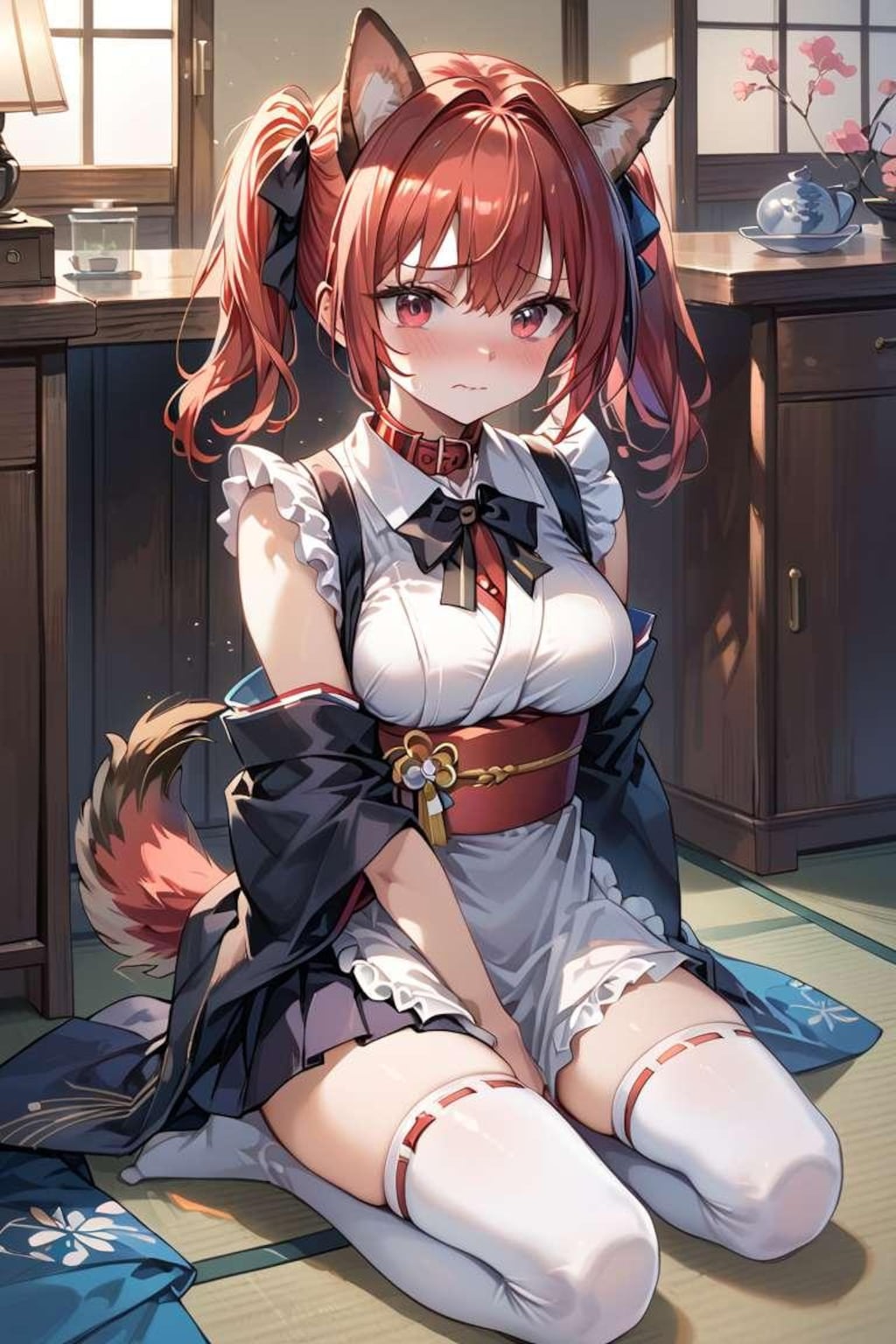 和風イヌミミメイド