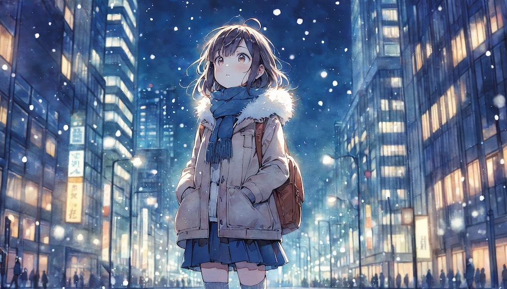 雪と少女95