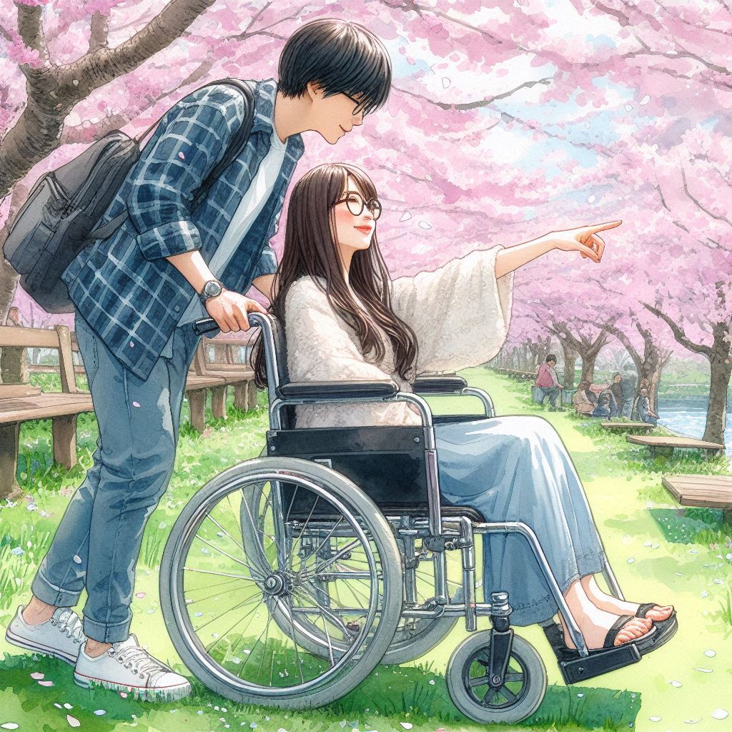 お花見デート | の人気AIイラスト・グラビア