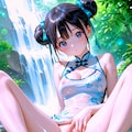 妹「ニホンヘンタイ男わからせてやるアルね！」🥭少林娘の足技 8枚目