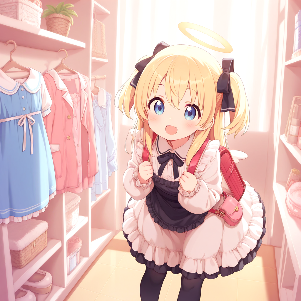 おしゃれがしたい天使