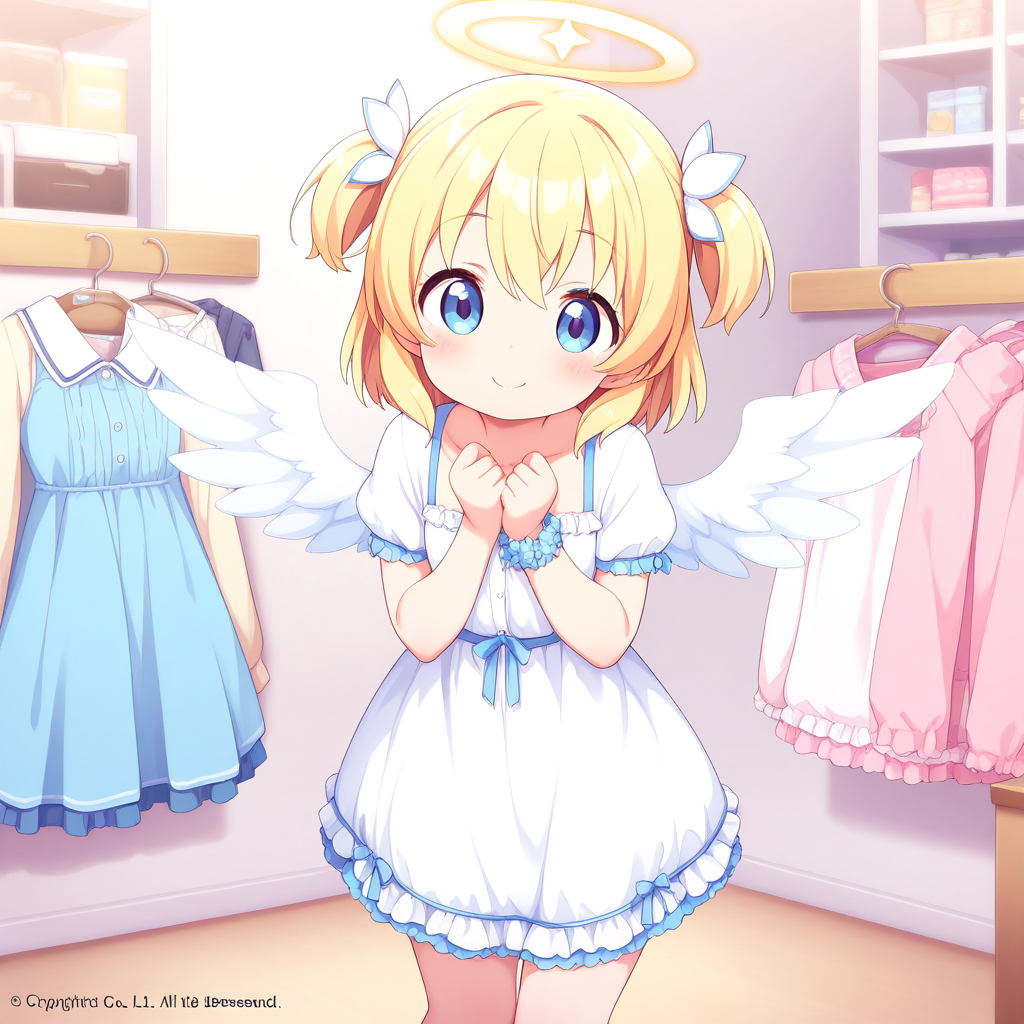 おしゃれがしたい天使