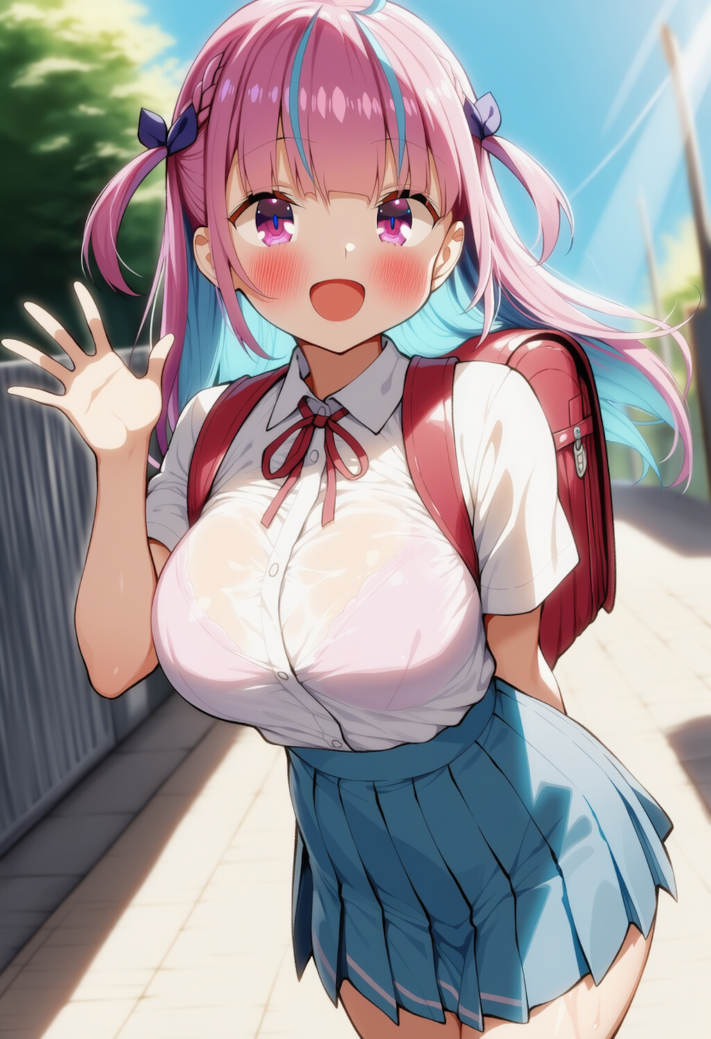 おはよー！（湊あくあ）