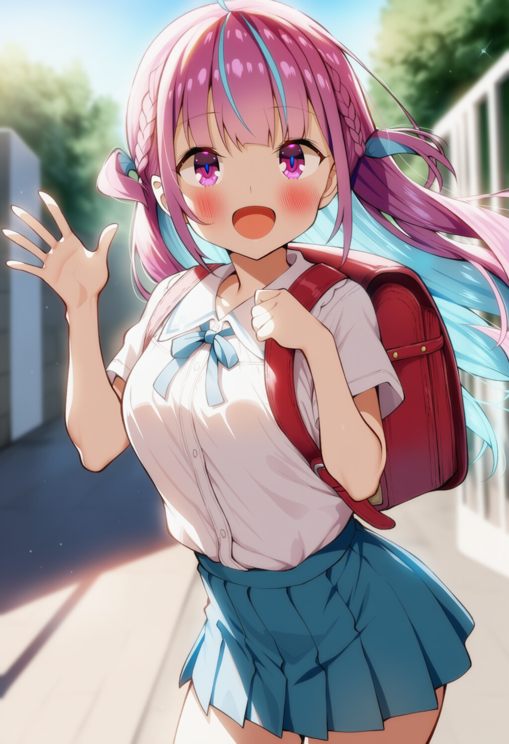 おはよー！（湊あくあ）