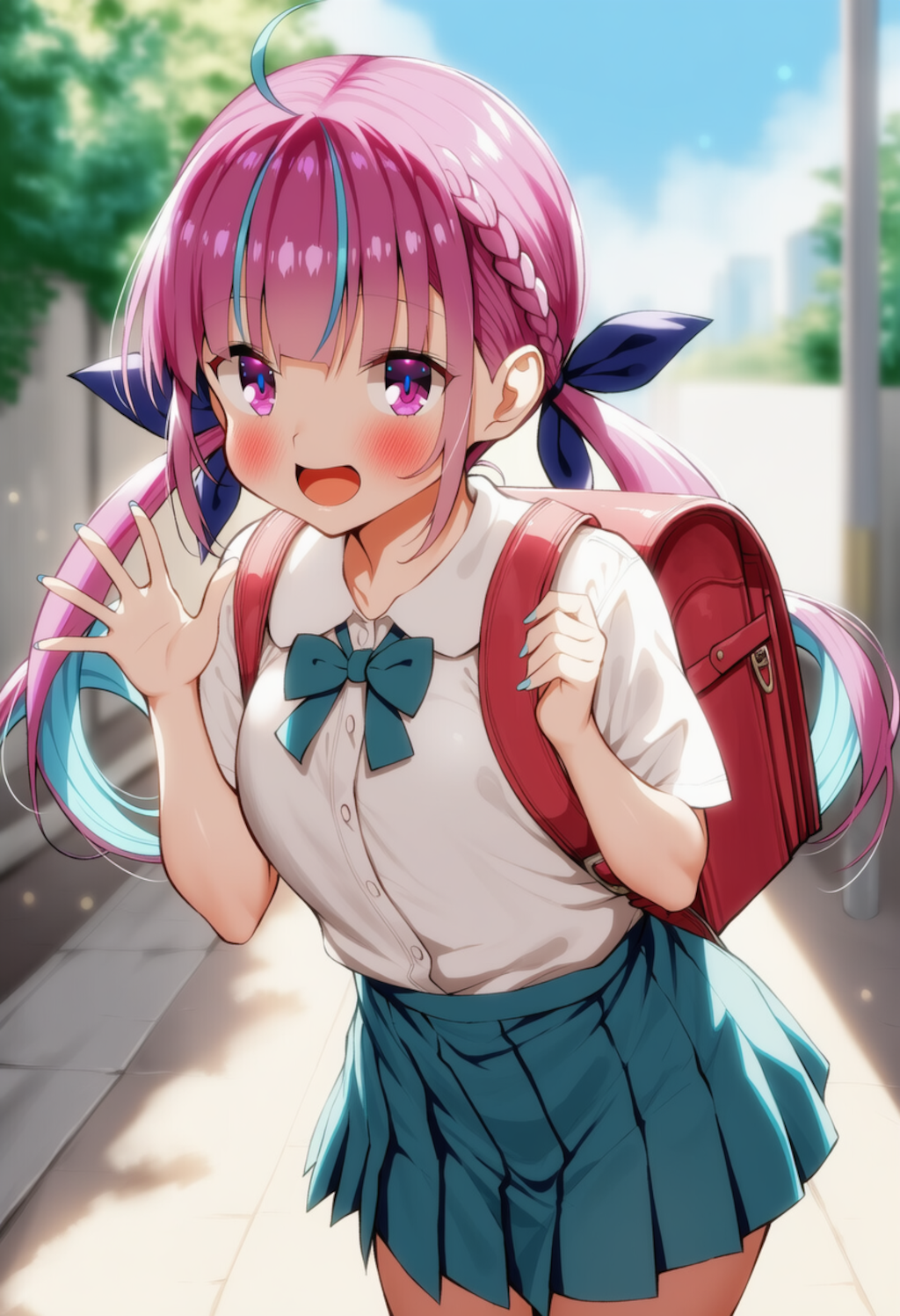 おはよー！（湊あくあ）