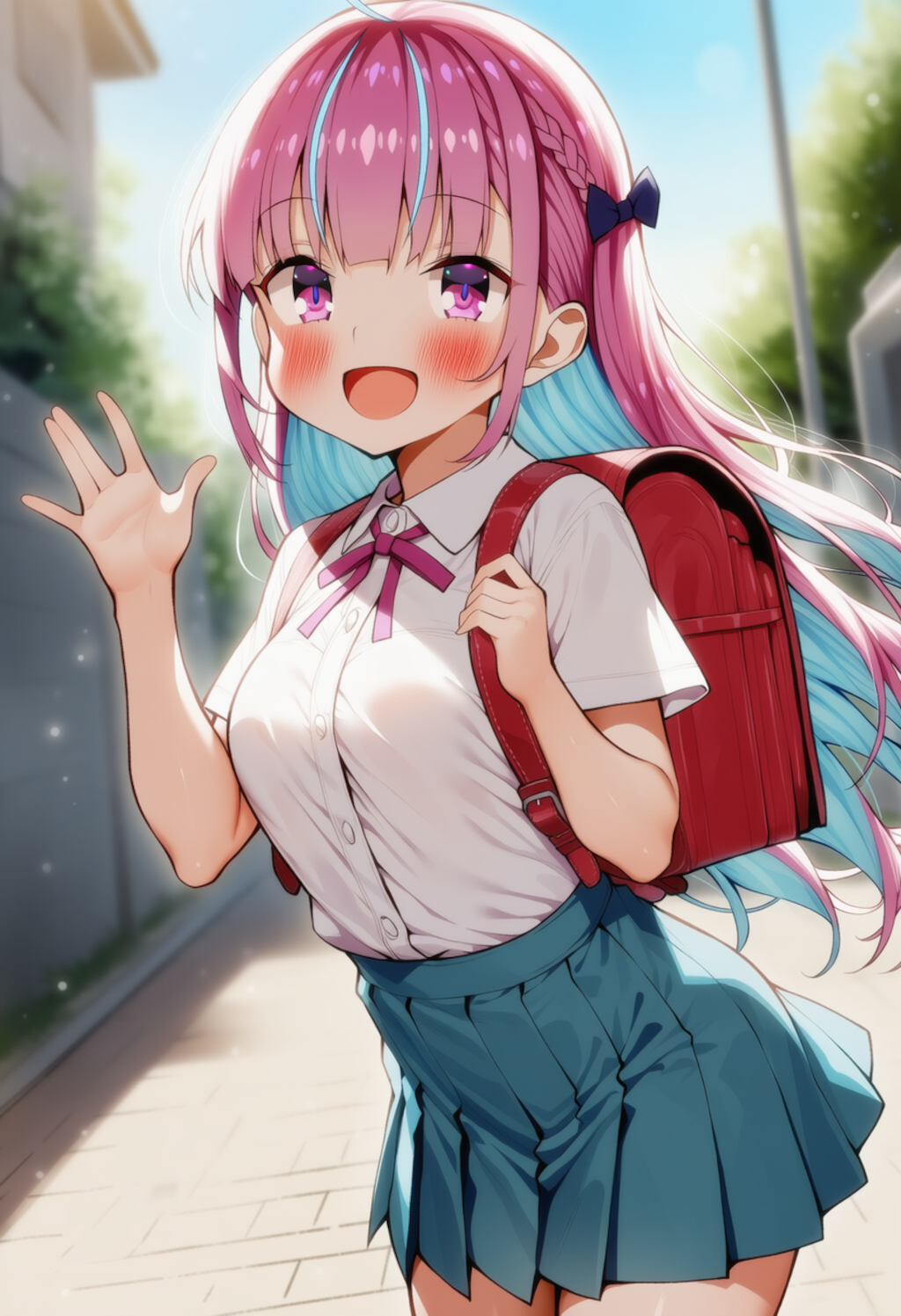 おはよー！（湊あくあ）