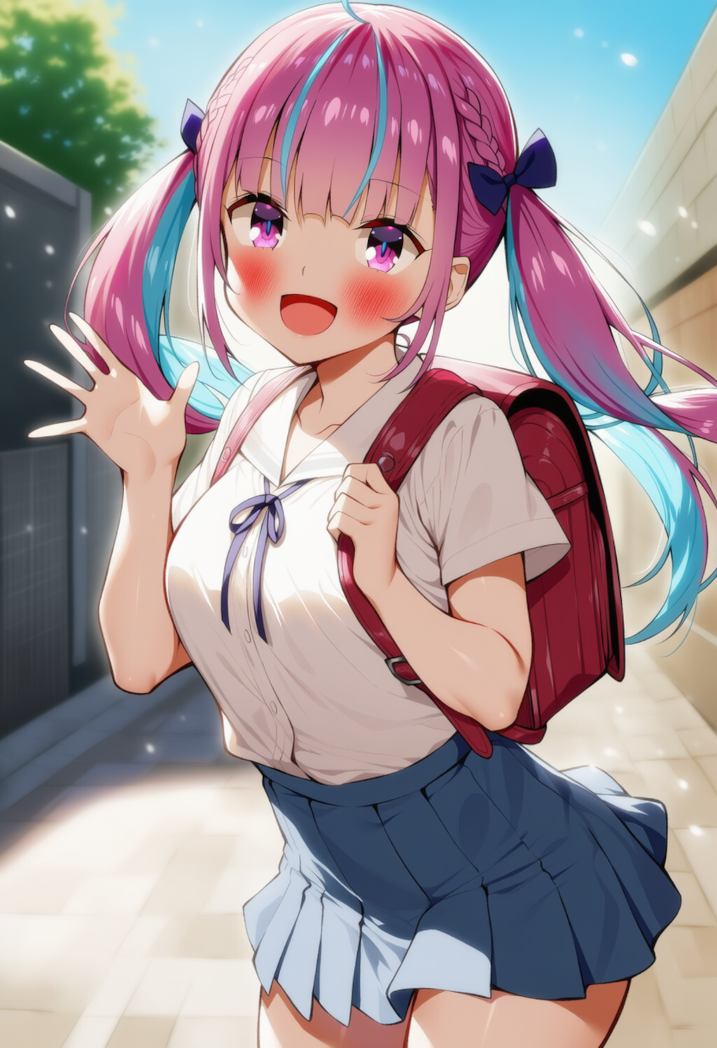 おはよー！（湊あくあ）