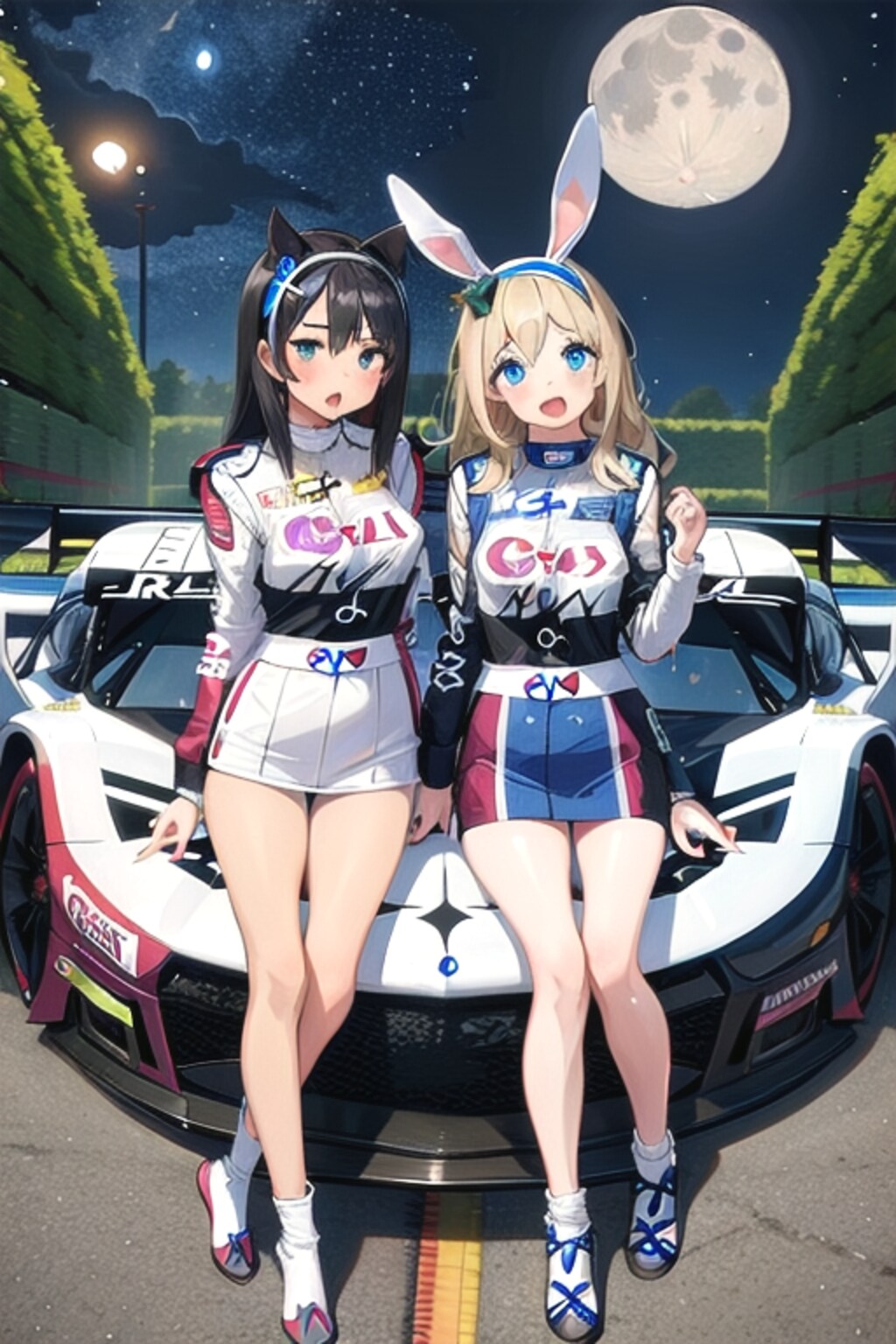 RQ　ちちぷいちゃんとししょちゃん　車出ました？